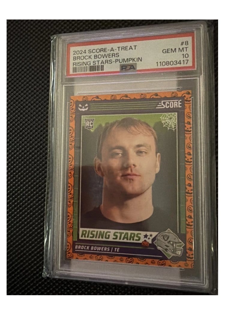 2024 Score-A-Treat Rising Stars Brock Bowers #8 card