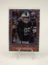 2024 Topps Chrome 1974 Topps Football Brock Bowers #74TF-12 card