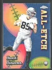 2024 Topps Chrome Chrome All-Etch Brock Bowers #CAE-BB card