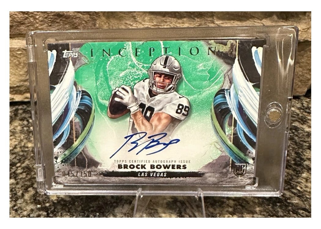 2024 Topps Inception Rookie Autograph Variations Brock Bowers #RAV-BB card
