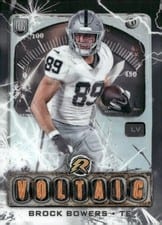 2024 Topps Resurgence Voltaic Brock Bowers #V-7 card