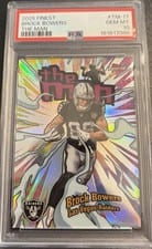 2025 Finest The Man Brock Bowers #TM-17 card