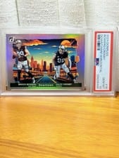 2024 Donruss Horizontal Downtown! Brock Bowers / Maxx Crosby #16 card