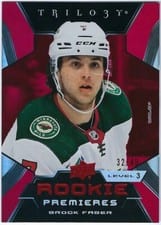 2023-24 Upper Deck Trilogy Base Set Brock Faber #249 card
