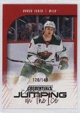2024-25 Upper Deck Credentials Jumping on the Ice Brock Faber #JI-BF card