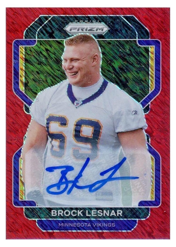 2021 Panini Prizm Base Set Brock Lesnar #134 card