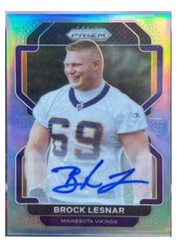 2021 Panini Prizm Base Set Brock Lesnar #134 card