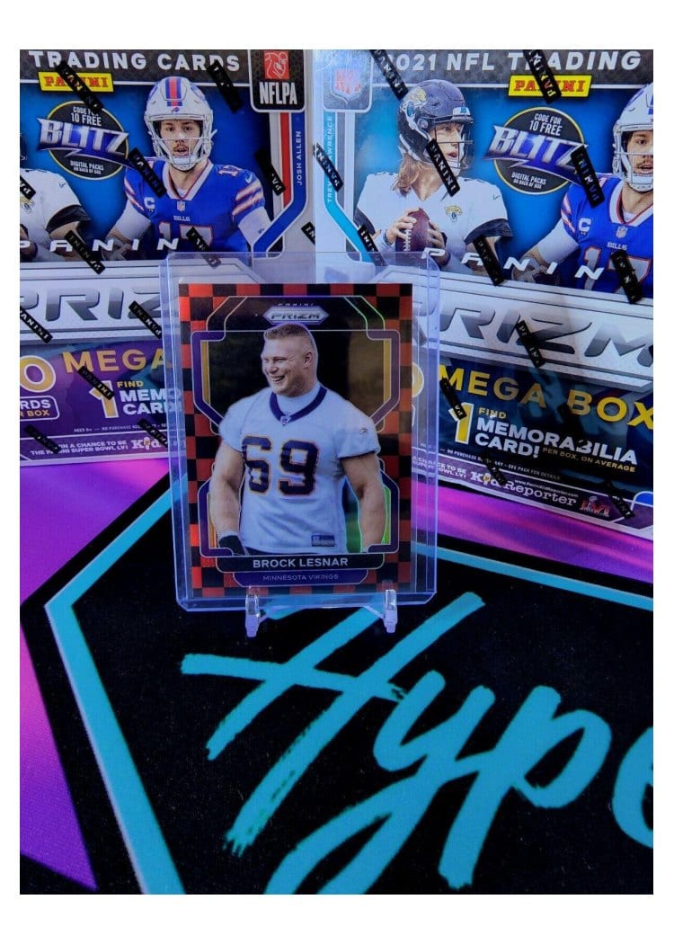 2021 Panini Prizm Base Set Brock Lesnar #134 card