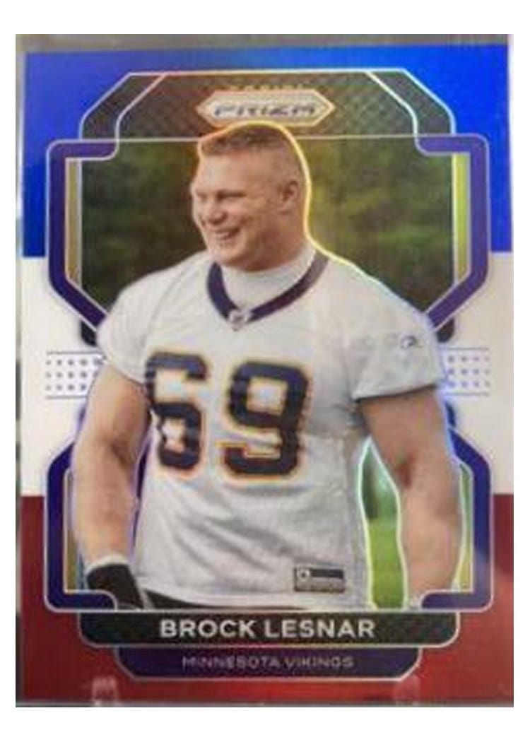 2021 Panini Prizm Base Set Brock Lesnar #134 card