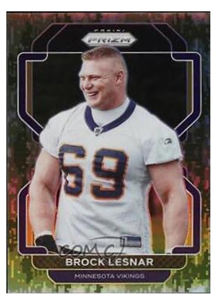 2021 Panini Prizm Base Set Brock Lesnar #134 card