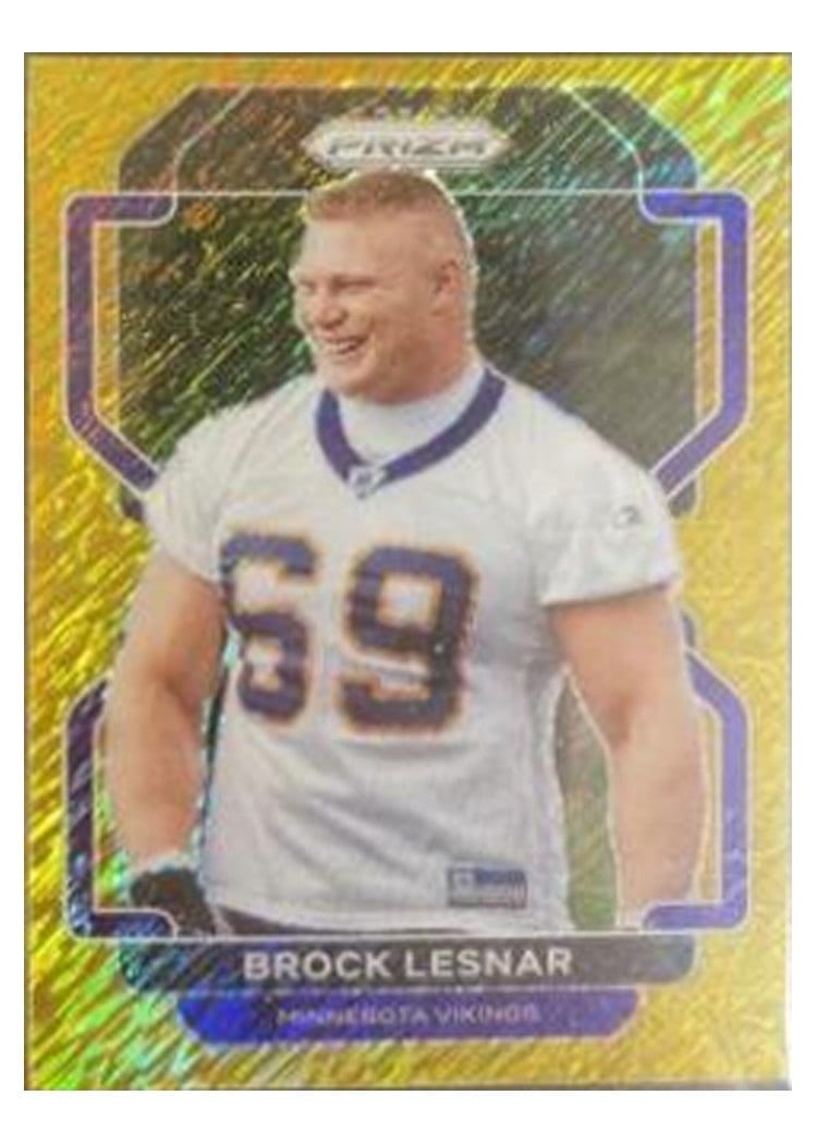 2021 Panini Prizm Base Set Brock Lesnar #134 card