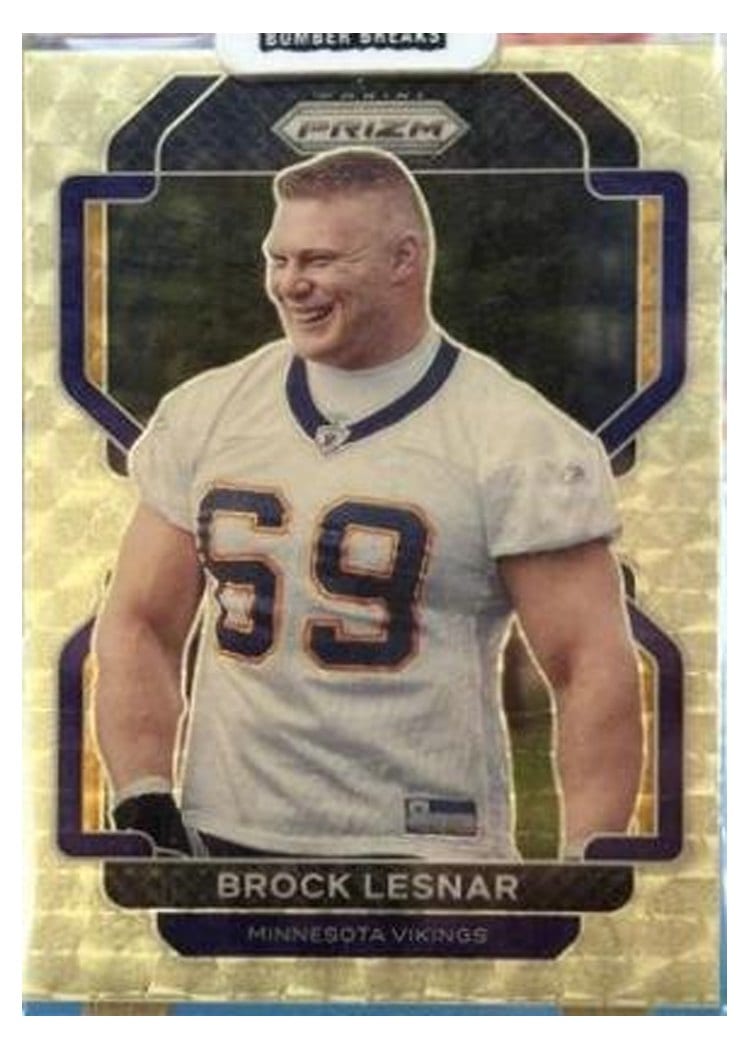 2021 Panini Prizm Base Set Brock Lesnar #134 card