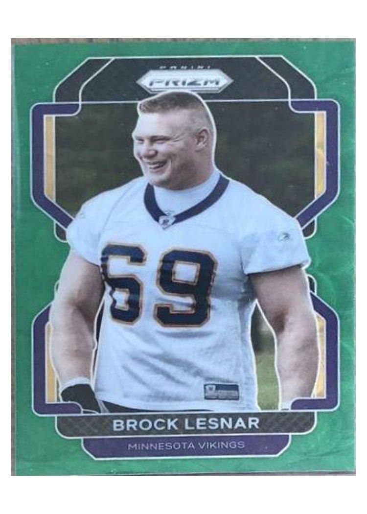 2021 Panini Prizm Base Set Brock Lesnar #134 card