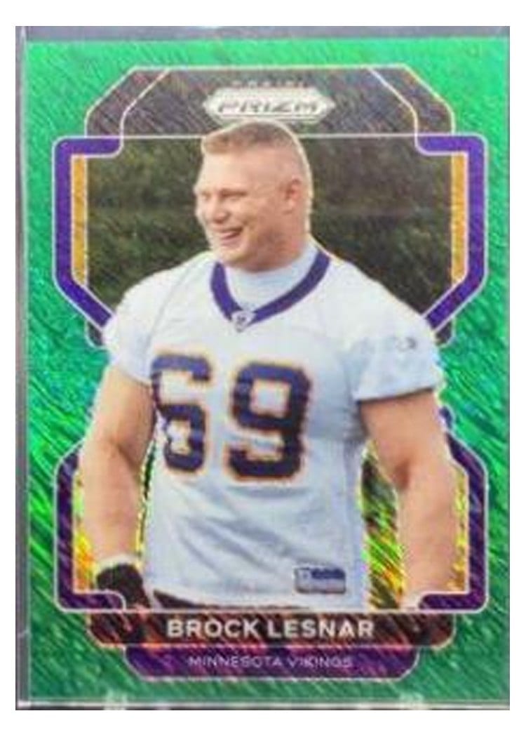 2021 Panini Prizm Base Set Brock Lesnar #134 card