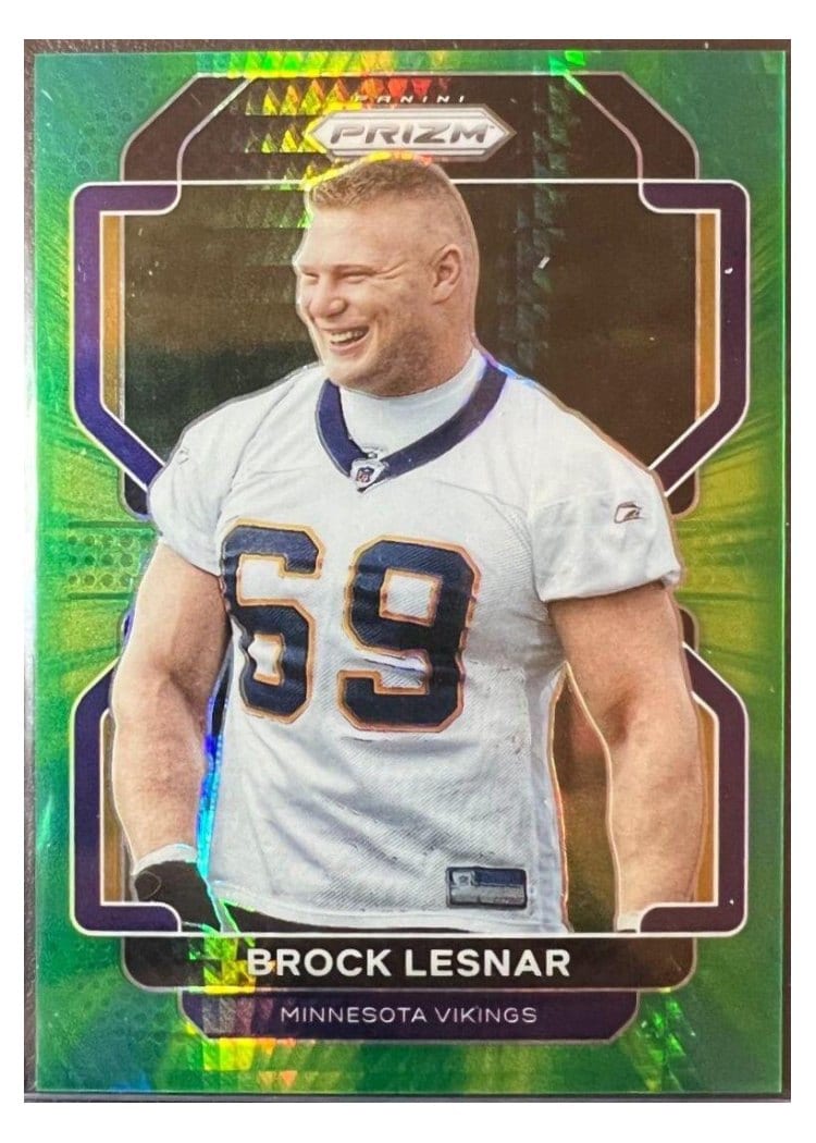 2021 Panini Prizm Base Set Brock Lesnar #134 card