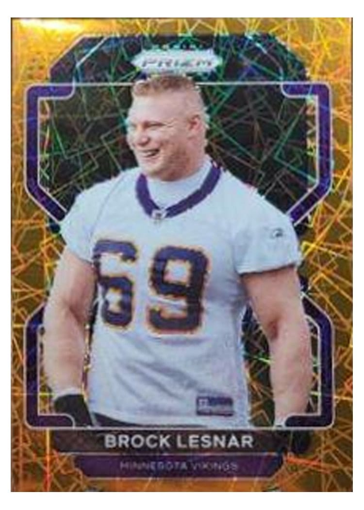 2021 Panini Prizm Base Set Brock Lesnar #134 card
