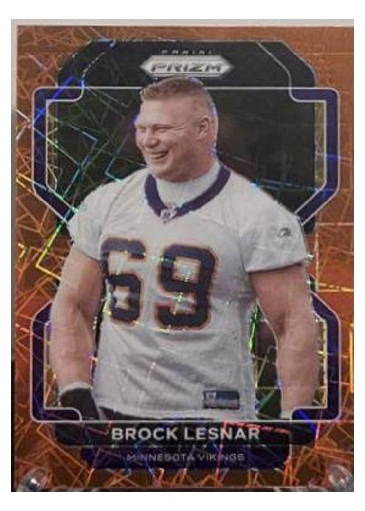 2021 Panini Prizm Base Set Brock Lesnar #134 card