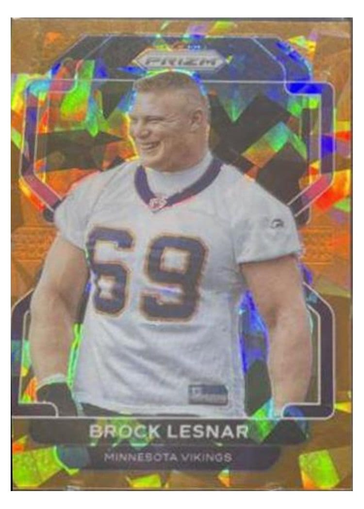 2021 Panini Prizm Base Set Brock Lesnar #134 card