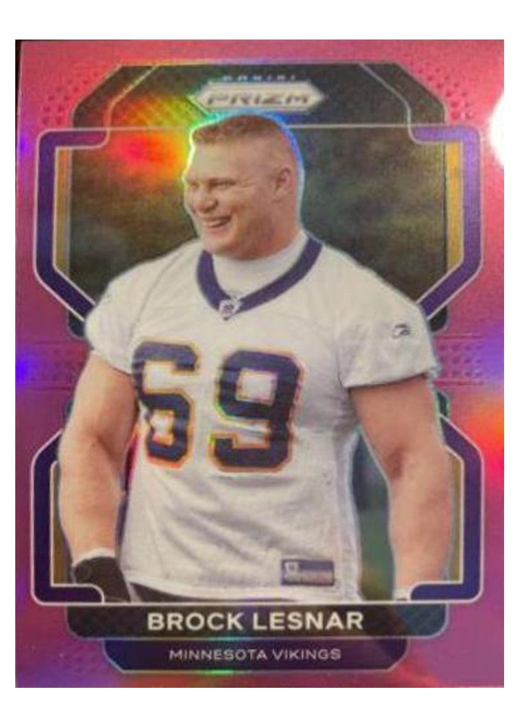 2021 Panini Prizm Base Set Brock Lesnar #134 card
