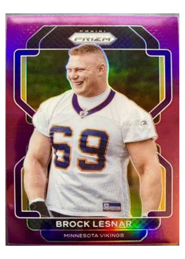 2021 Panini Prizm Base Set Brock Lesnar #134 card
