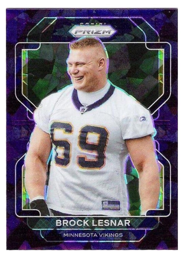 2021 Panini Prizm Base Set Brock Lesnar #134 card