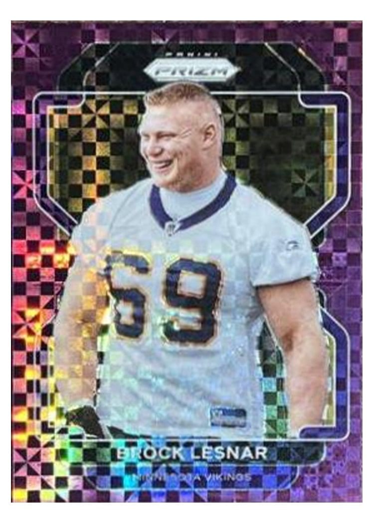 2021 Panini Prizm Base Set Brock Lesnar #134 card