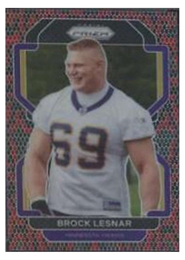2021 Panini Prizm Base Set Brock Lesnar #134 card
