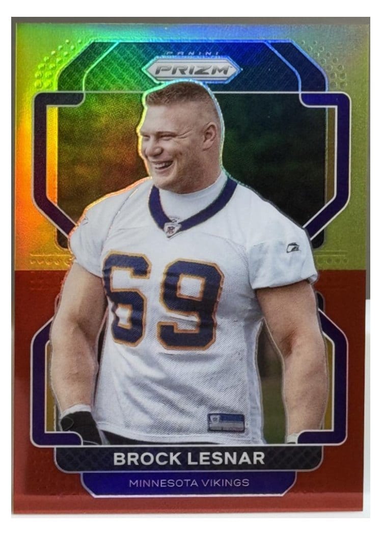 2021 Panini Prizm Base Set Brock Lesnar #134 card