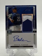 2024 Panini Impeccable Elegance Prospect Jersey Autographs Brock Porter #EPJ-BP card