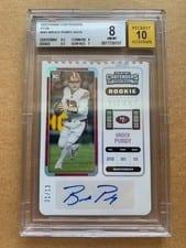 2022 Panini Contenders Brock Purdy Autograph Stub Ticket #263 card