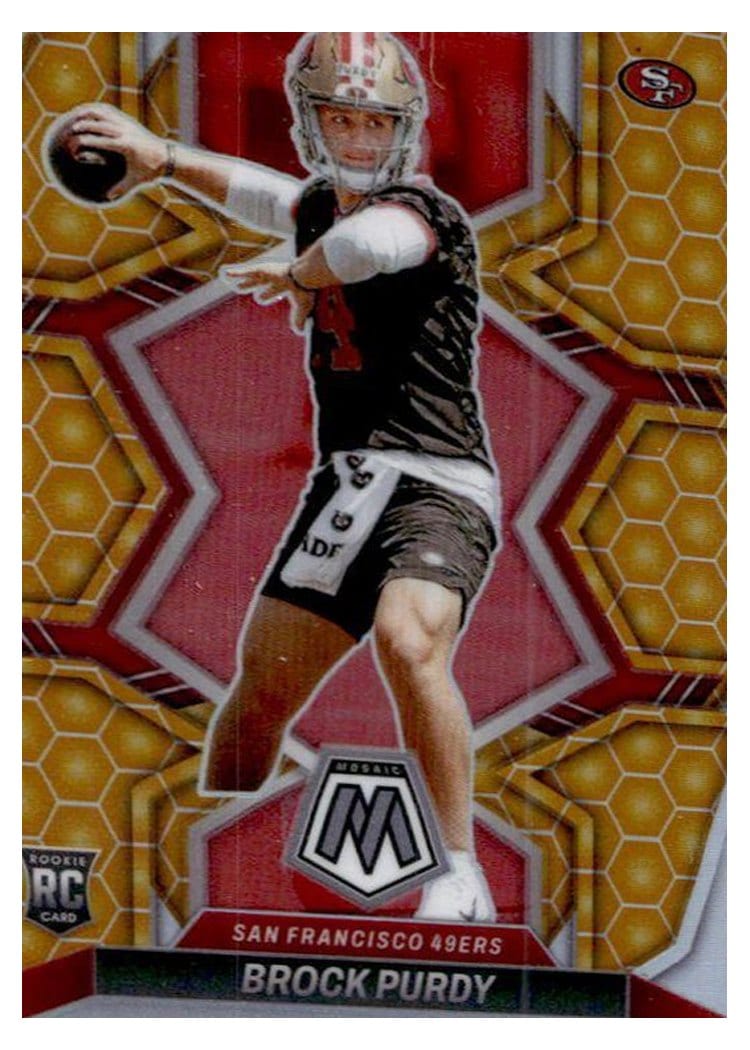 2022 Panini Mosaic Brock Purdy #367 card