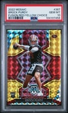 2022 Panini Mosaic Brock Purdy #367 card