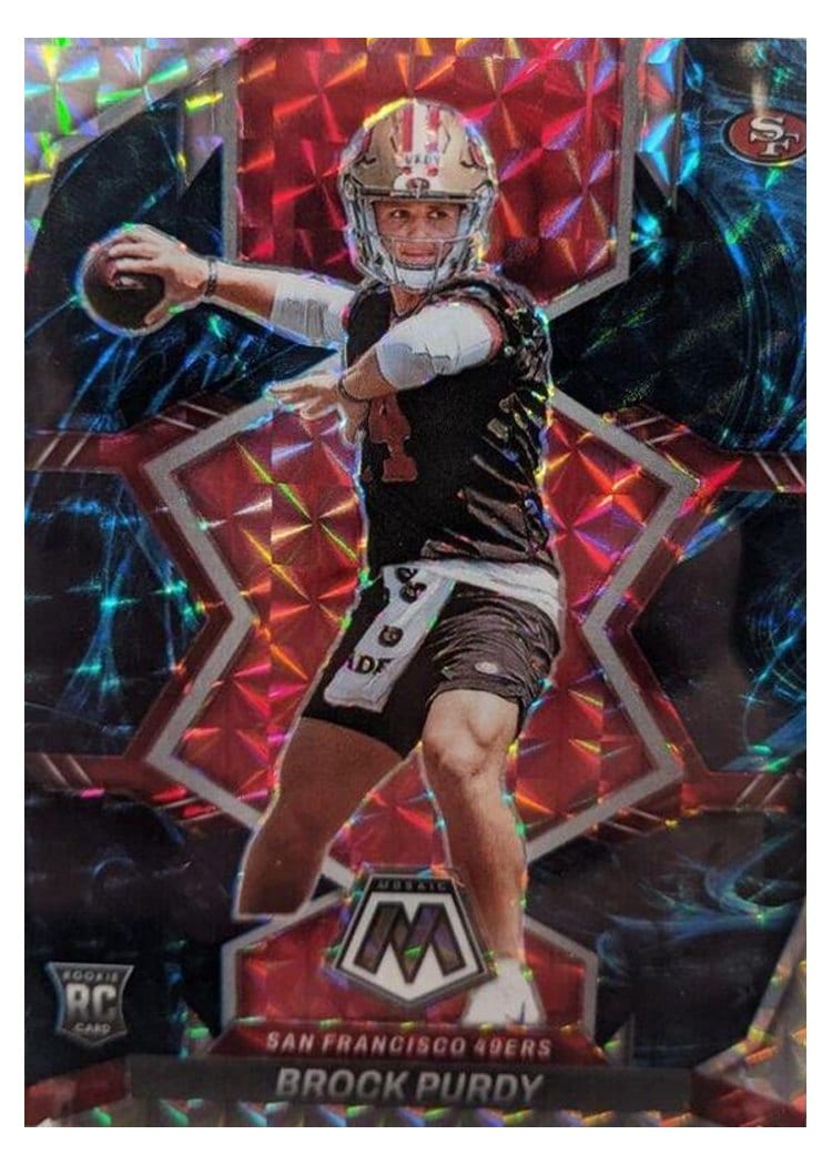 2022 Panini Mosaic Brock Purdy #367 card