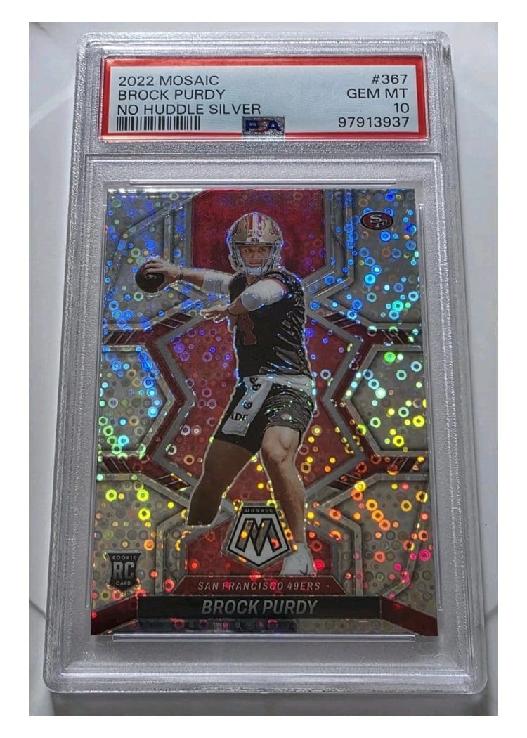 2022 Panini Mosaic Brock Purdy #367 card