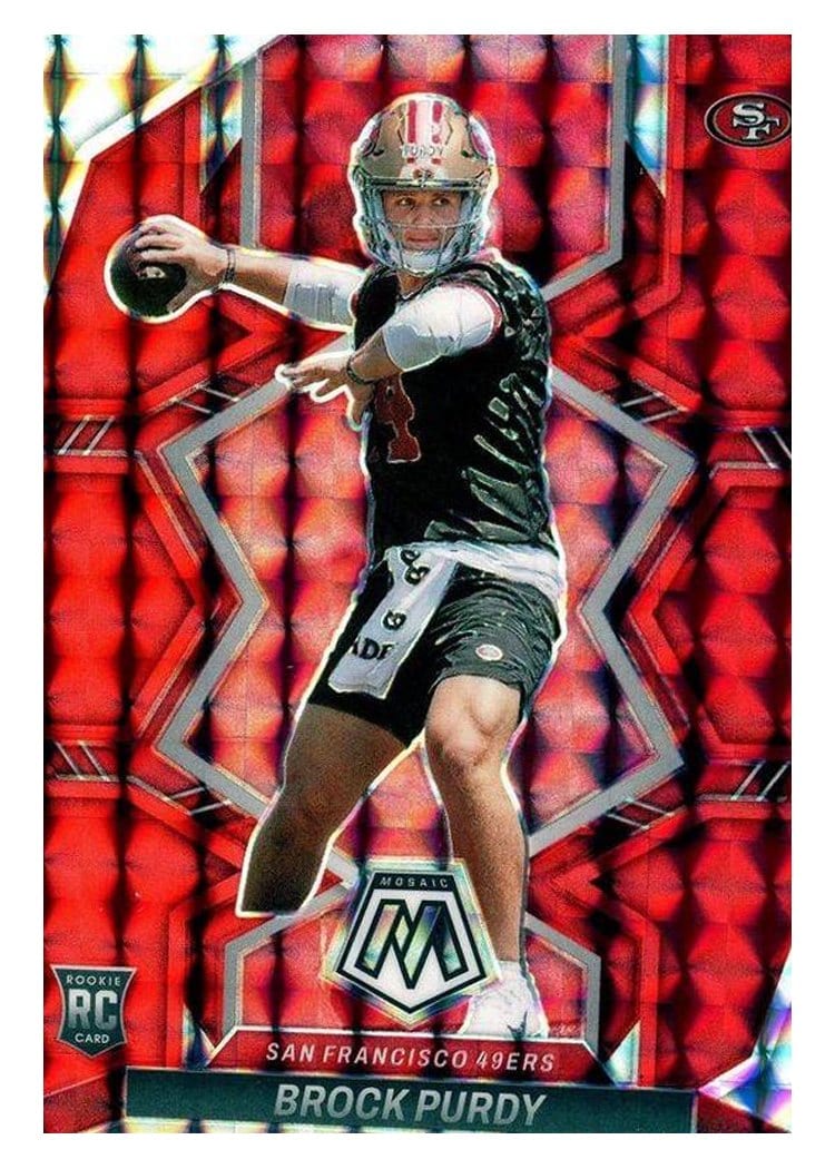 2022 Panini Mosaic Brock Purdy #367 card