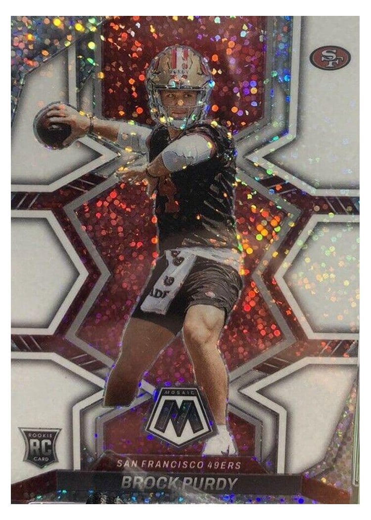 2022 Panini Mosaic Brock Purdy #367 card