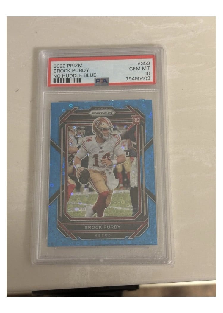2022 Panini Prizm Brock Purdy #353 card