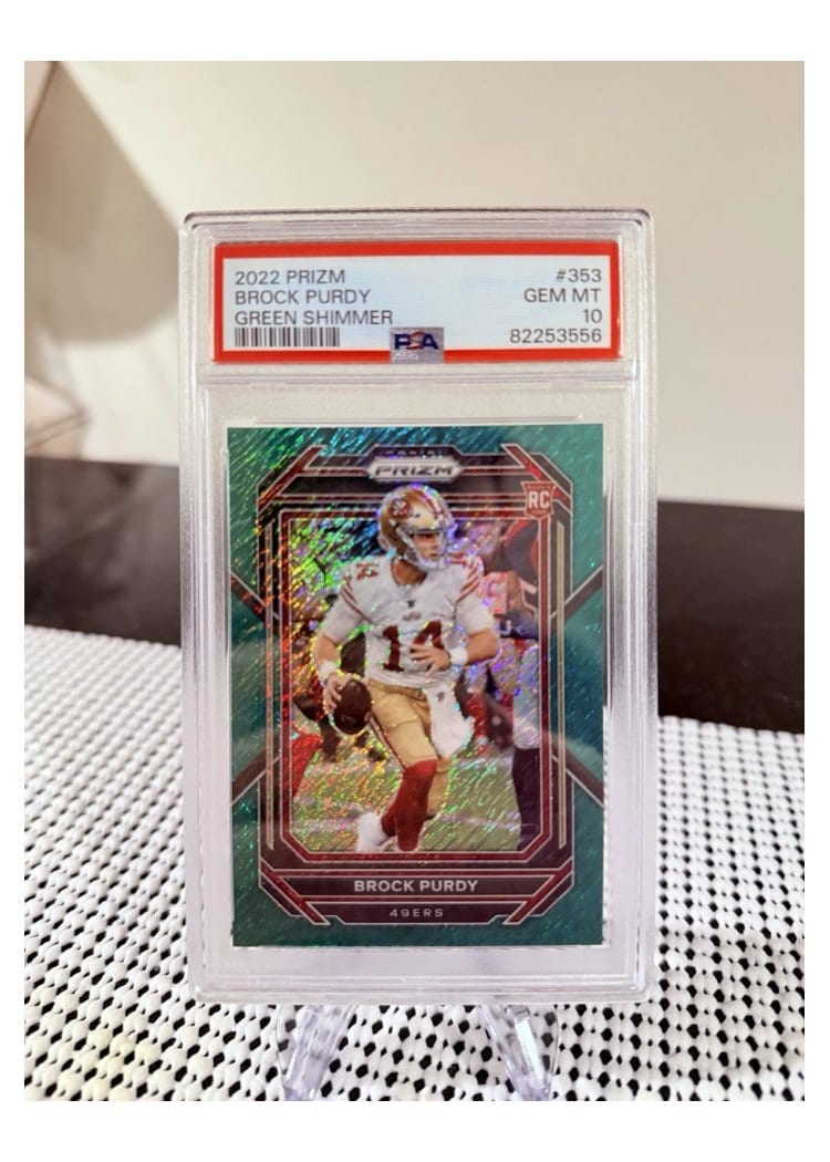 2022 Panini Prizm Brock Purdy #353 card