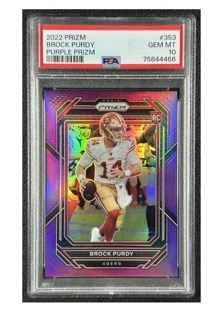 2022 Panini Prizm Brock Purdy #353 card