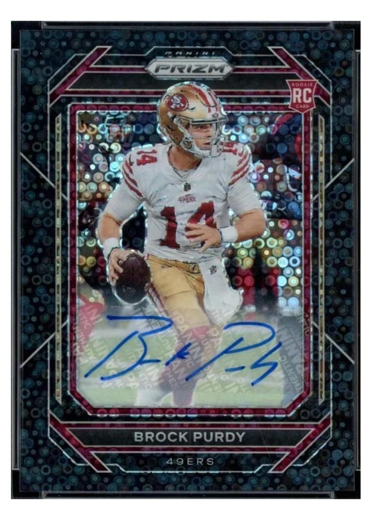 2022 Panini Prizm Brock Purdy Superfractor Auto #353 card