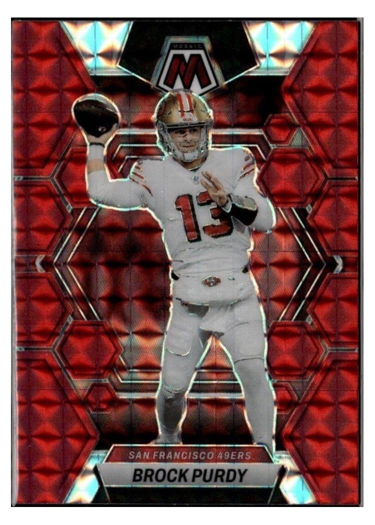 2023 Panini Mosaic Base Set Brock Purdy #211 card