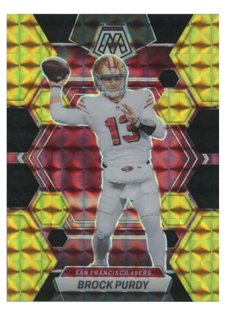 2023 Panini Mosaic Base Set Brock Purdy #211 card