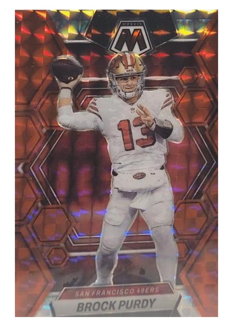2023 Panini Mosaic Base Set Brock Purdy #211 card