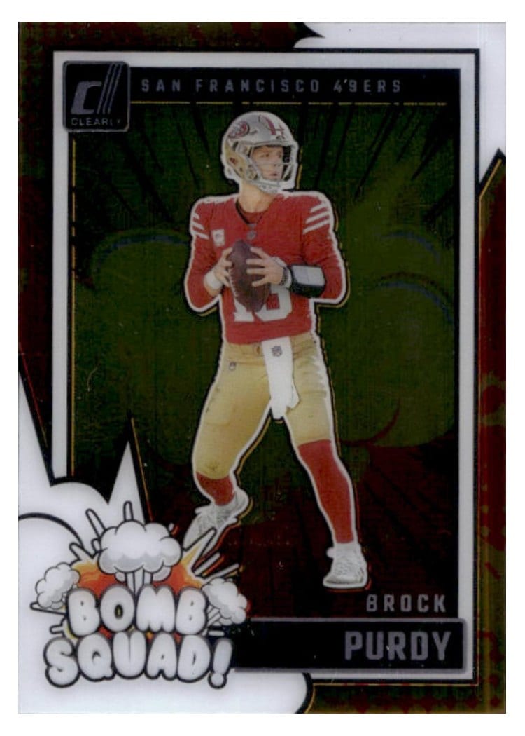 2024 Clearly Donruss Bomb Squad Brock Purdy #15