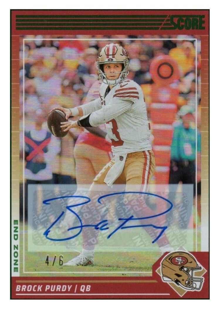 2024 Panini Flawless Shield Signatures Brock Purdy #6 card