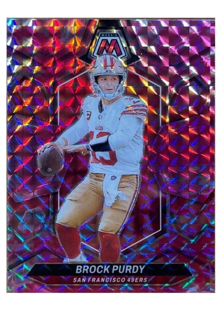 2024 Panini Mosaic Base Set Brock Purdy #190 card