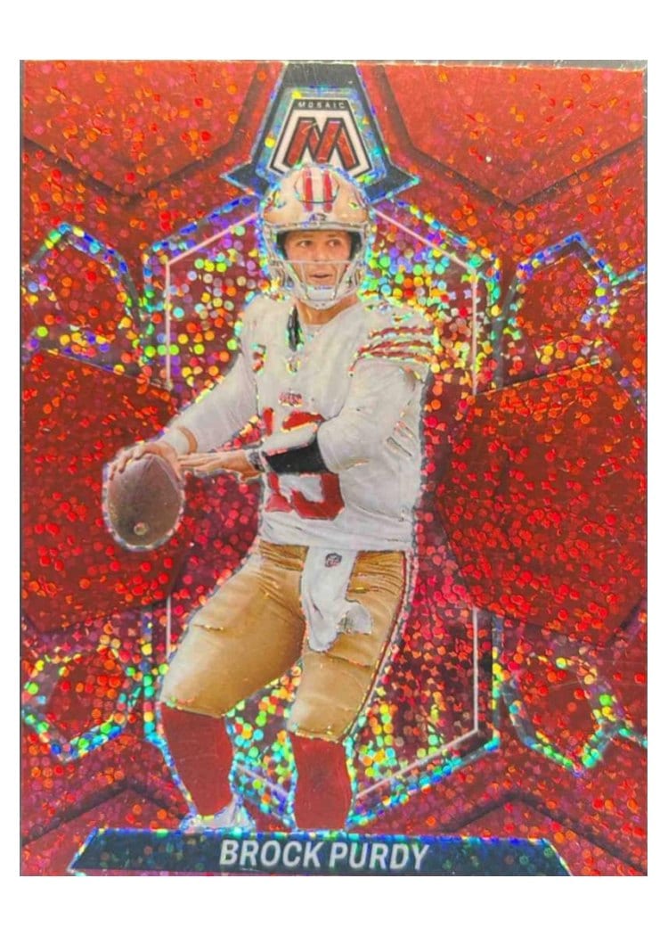 2024 Panini Mosaic Base Set Brock Purdy #190 card