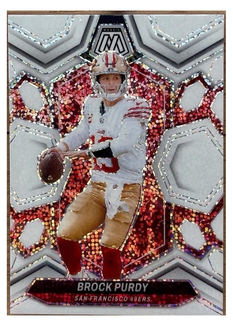 2024 Panini Mosaic Base Set Brock Purdy #190 card
