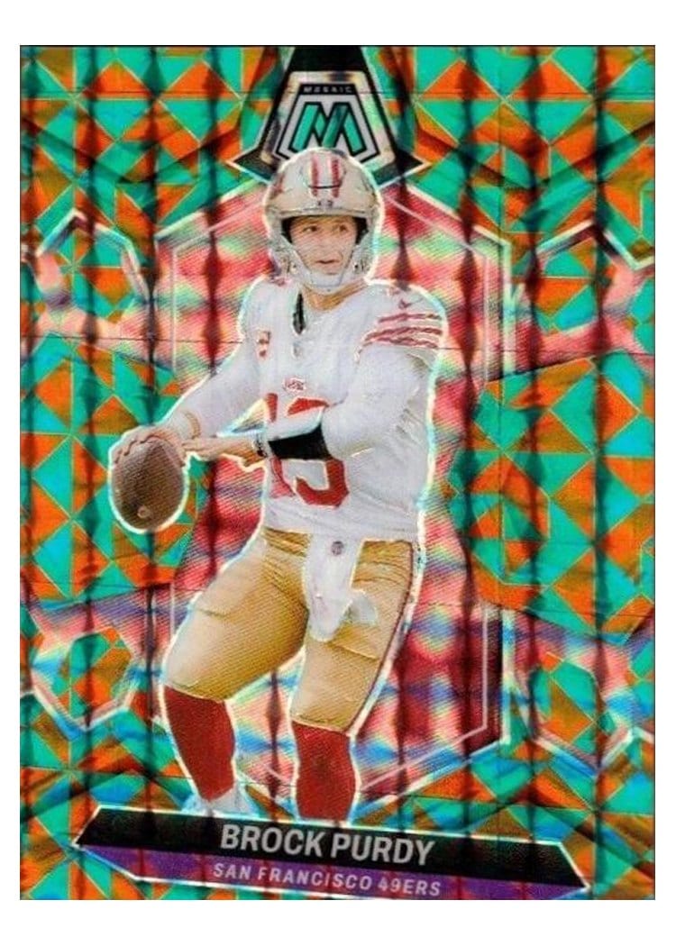 2024 Panini Mosaic Base Set Brock Purdy #190 card