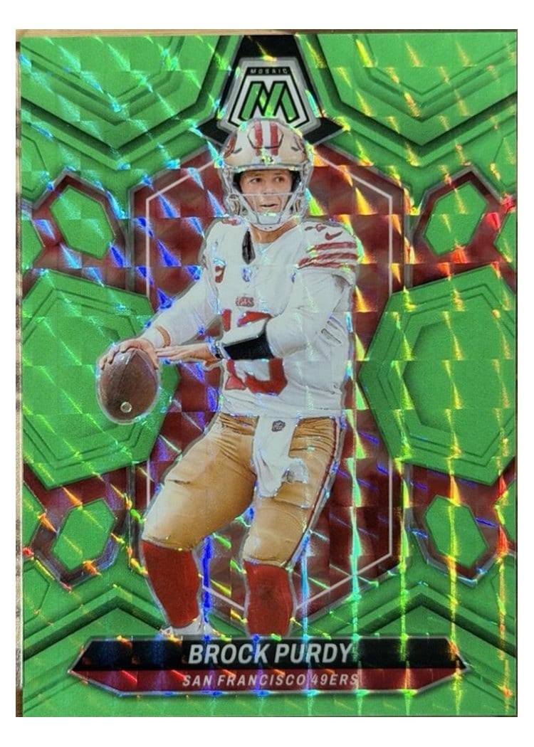 2024 Panini Mosaic Base Set Brock Purdy #190 card